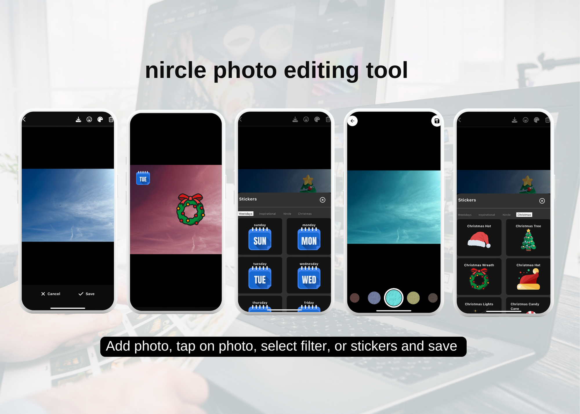 Elevate Your Photos with Filters & Effects with the Nircle Photo Editing Tool